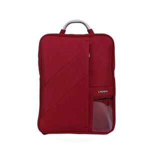 Crown laptop Red women's/ Men's travel casual work water resistant Backpack